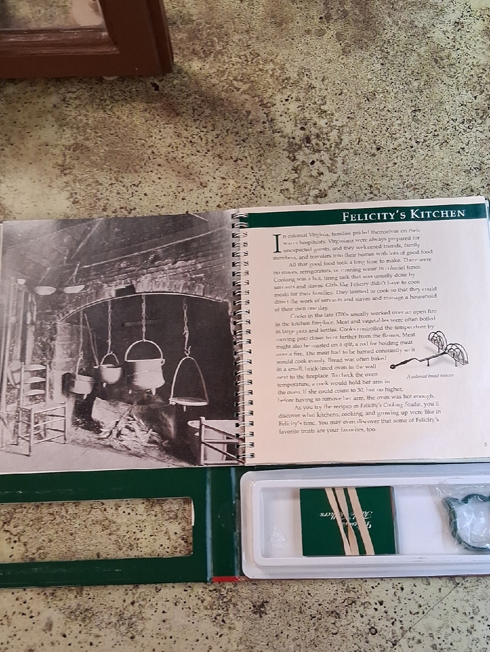 American Girl Felicity's Cooking Studio Kids' Play Kit Homeschool - Picture 8 of 16